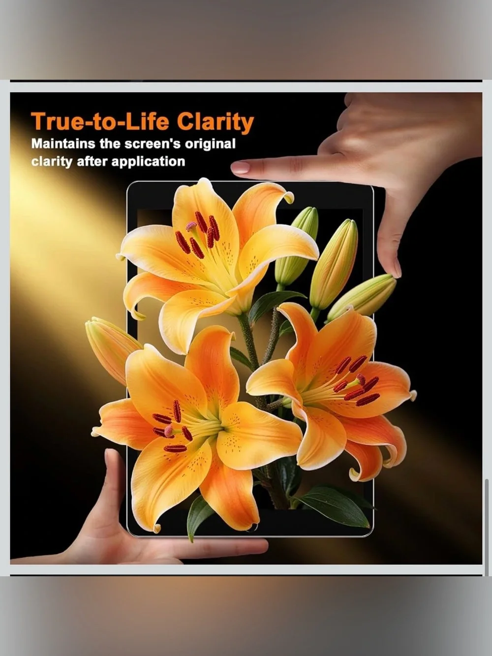 Tempered Glass Screen Protector for Tablet - Clear